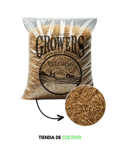Mulching Growers - Paja de trigo triturada