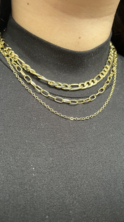 Collar Emma Triple Gold