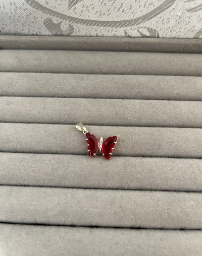 Dije Mariposa Red
