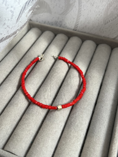 Pulsera Cristal Roja
