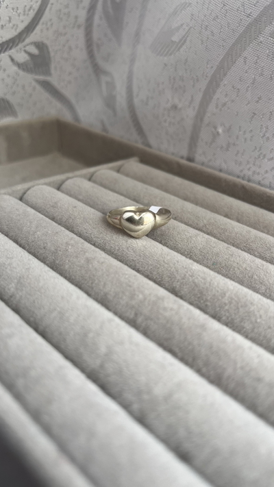 Anillo Corazón Liso