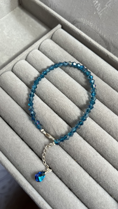 Pulsera Cristal Turquesa