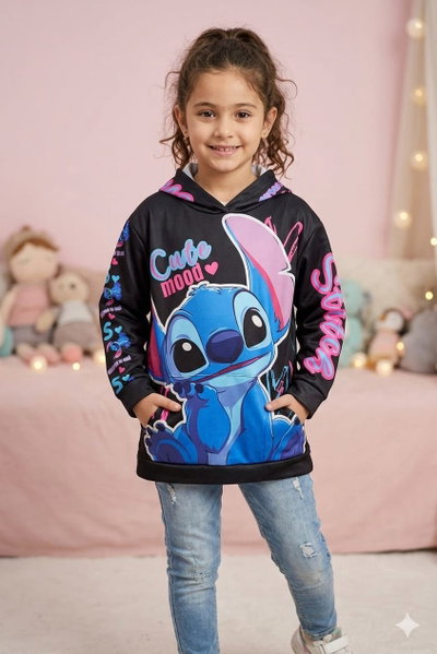 BUZO NEGRO STITCH