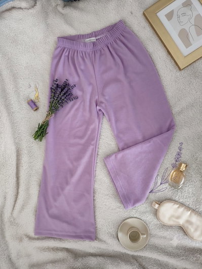 Pantalón Darlon negro frizado Lila