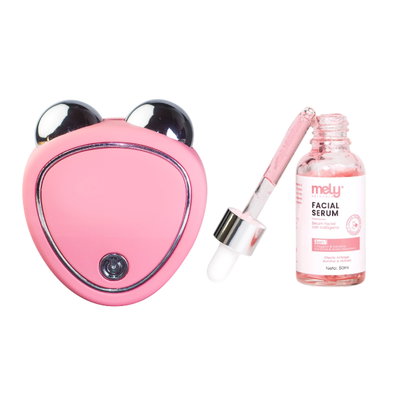 Masajeador Facial Microcorriente + Serum Facial Antiage