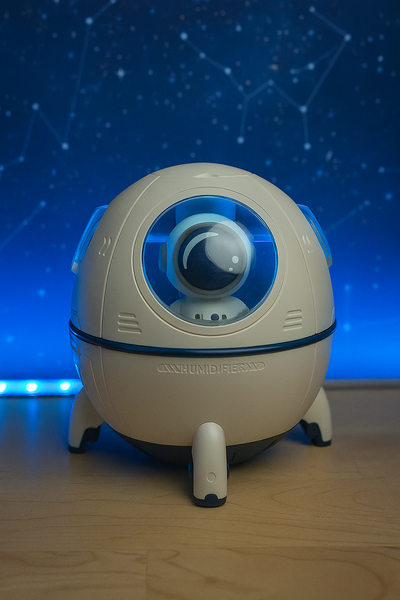 Humidificador Astronauta Nave Difusor Luz Velador 