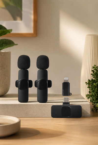 Microfono Corbatero Inalambrico X2 Usb Tipo C Android iPhone