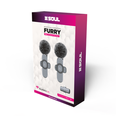 Microfono Celular Soul Furry Dual Tipo-C/ iPhone