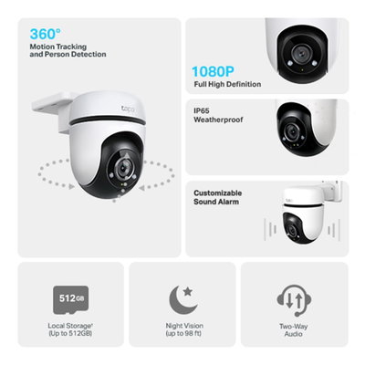 CAMARA DE SEGURIDAD WIFI TP-LINK TAPO C500
