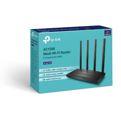 ROUTER TP-LINK ARCHER C6 AC1200 DUAL BAND 4 ANTENAS