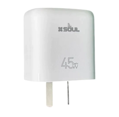 CARGADOR VIAJERO SOUL FC USB+PD 45W GaN S/CABLE