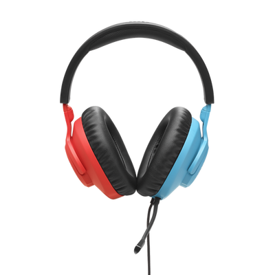 AURICULAR JBL 3.5 VINCHA QUANTUM 100N NARANJA/CELESTE