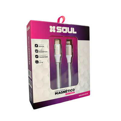 CABLE MAGNETICO SOUL TIPO C A LIGHTNING