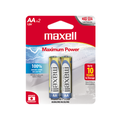 PILAS ALCALINAS MAXELL AA