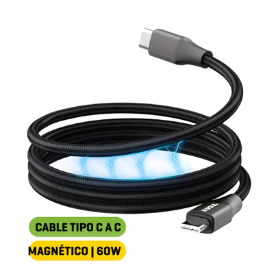 CABLE MAGNÉTICO SOUL TIPO C A TIPO C 60W