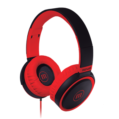Auriculares Profesionales Maxell Dj B-52 Con Cable Color Negro Luz Suela