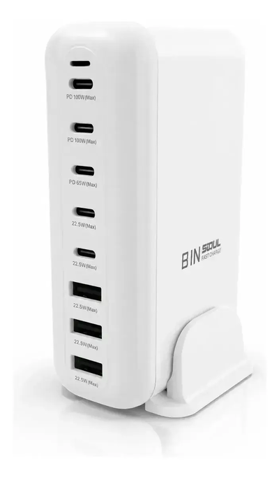 Estación De Carga USB 8 En 1 Soul 5 puertos USB-C