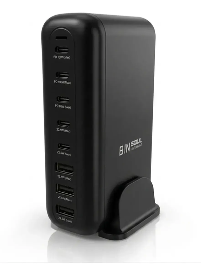 Estación De Carga USB 8 En 1 Soul 5 puertos USB-C
