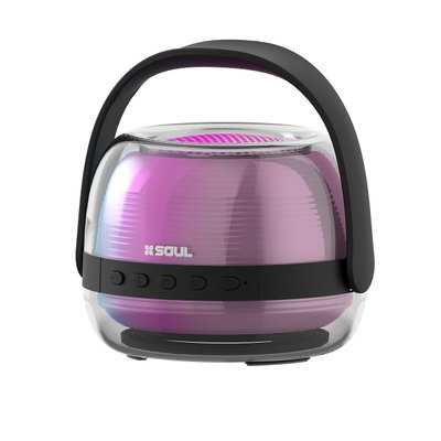Parlante Bluetooth Soul Party Teen XS20 Karaoke 5W c/2 Micrófonos + Luces LED