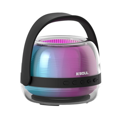Parlante Bluetooth Soul Party Teen XS20 Karaoke 5W c/2 Micrófonos + Luces LED