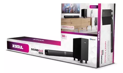 Barra de Sonido Soul XM2800 90W Bluetooth 5.3 + Subwoofer 30W - HDMI