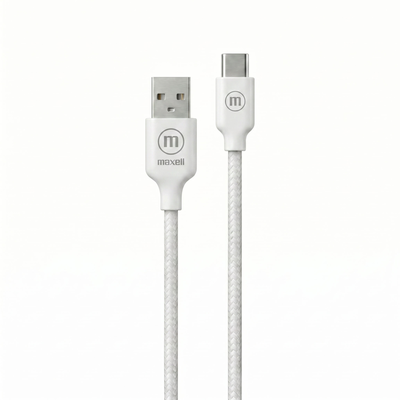 Cable Braided Maxell USB a USB-C 2 Metros Trenzado Reforzado
