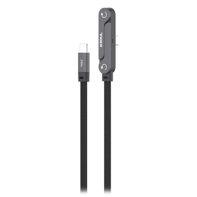 Cable de Datos Soul con Soporte Tipo C a Tipo C 240W 1.5m