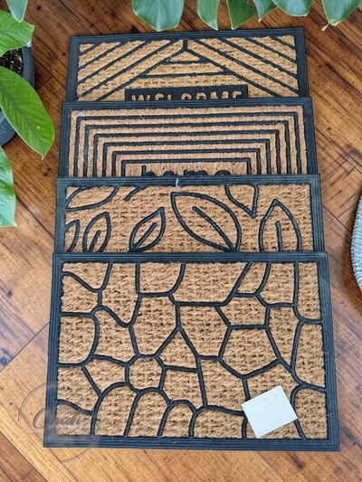 Alfombra Rectangular (coco con base de goma)