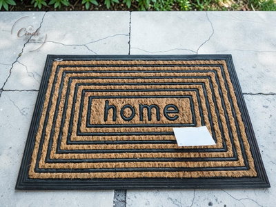 Alfombra Rectangular (coco con base de goma)