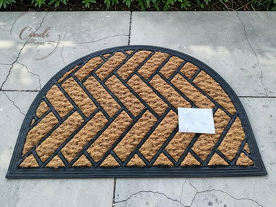 Alfombra curva (coco con base de goma)