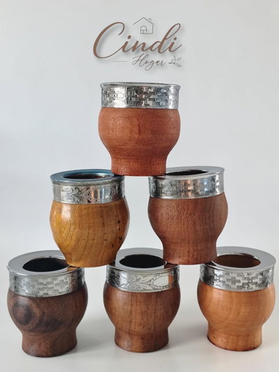 Mate IMPERIAL de ALGARROBO + ¡Bombilla de regalo!