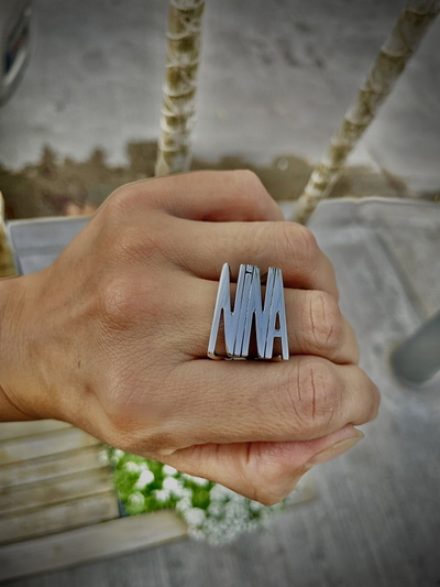 Anillo Soy Yo 4 letras