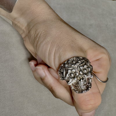Anillo Calavera Mexico