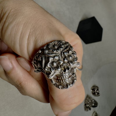 Anillo Calavera Mexico
