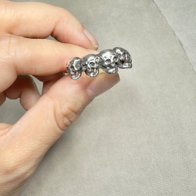 Anillo Calaveras Sinfin