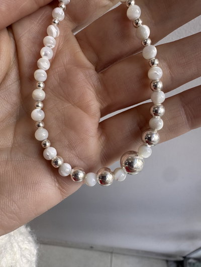 Choker Nácar & Silver