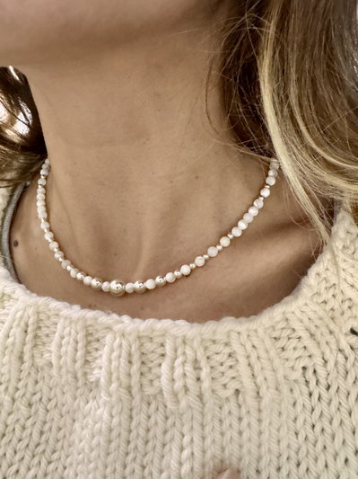 Choker Nácar & Silver