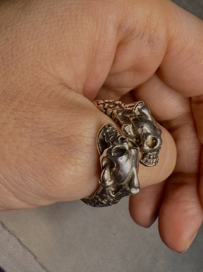 Anillo Garras de Calaveras 