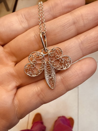 Dije filigrana Mariposa 