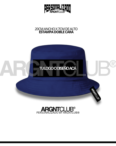 GORRO PILUSO ESTAMPA GRANDE Color Marino