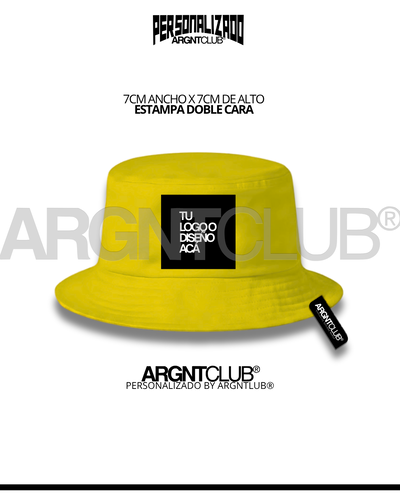 GORRO PILUSO ESTAMPA CHICA Color Amarillo