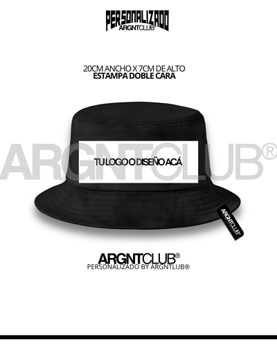 GORRO PILUSO ESTAMPA GRANDE Color Negro