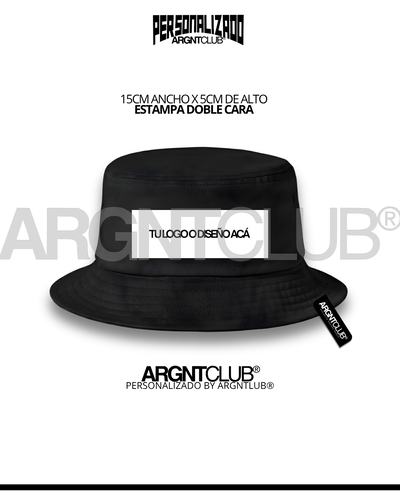 GORRO PILUSO ESTAMPA MEDIANA Color Negro