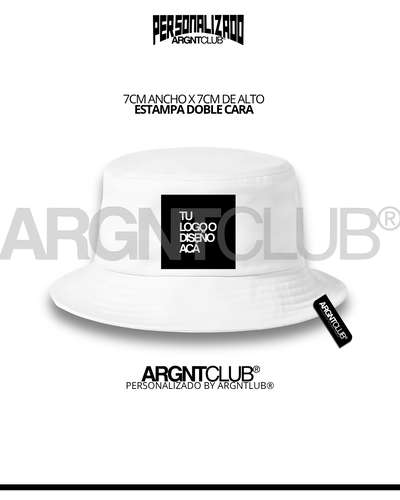 GORRO PILUSO ESTAMPA CHICA Color Blanco