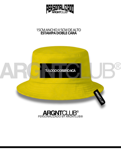 GORRO PILUSO ESTAMPA MEDIANA Color Amarillo