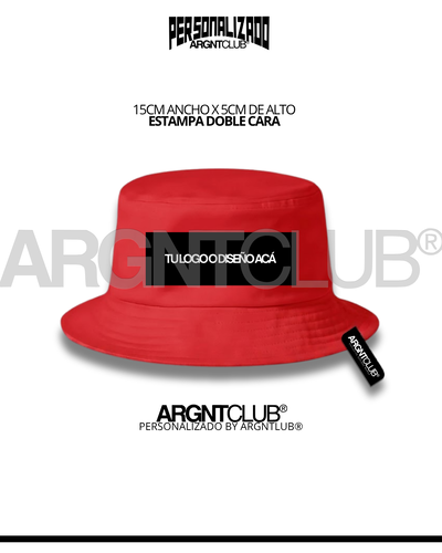 GORRO PILUSO ESTAMPA MEDIANA Color Rojo