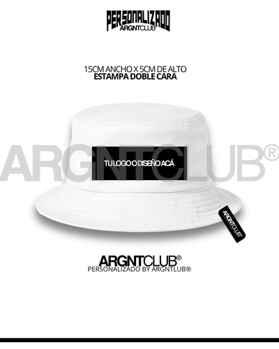 GORRO PILUSO ESTAMPA MEDIANA Color Blanco