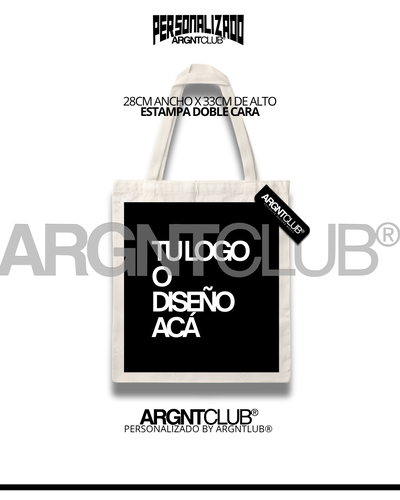 BOLSA TOTE BAG ESTAMPA EXTRA GRANDE Color Natural