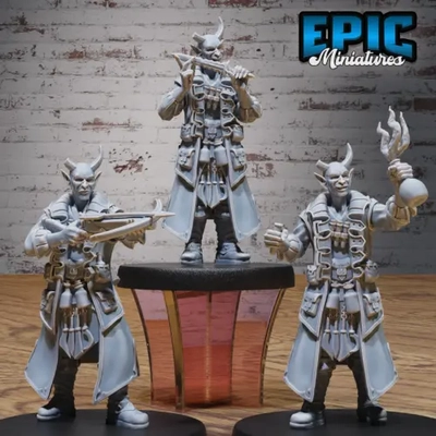 Los Tres Pecados (kit de tres miniaturas)
