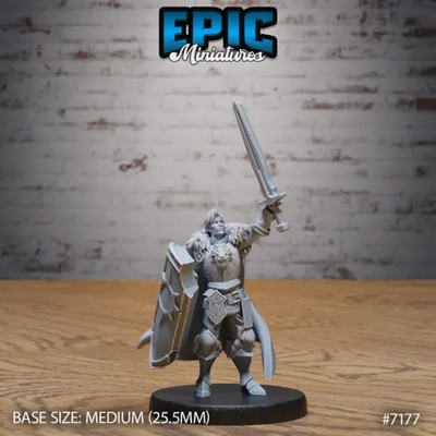 Paladín: Victoria de personaje masculino (Media)